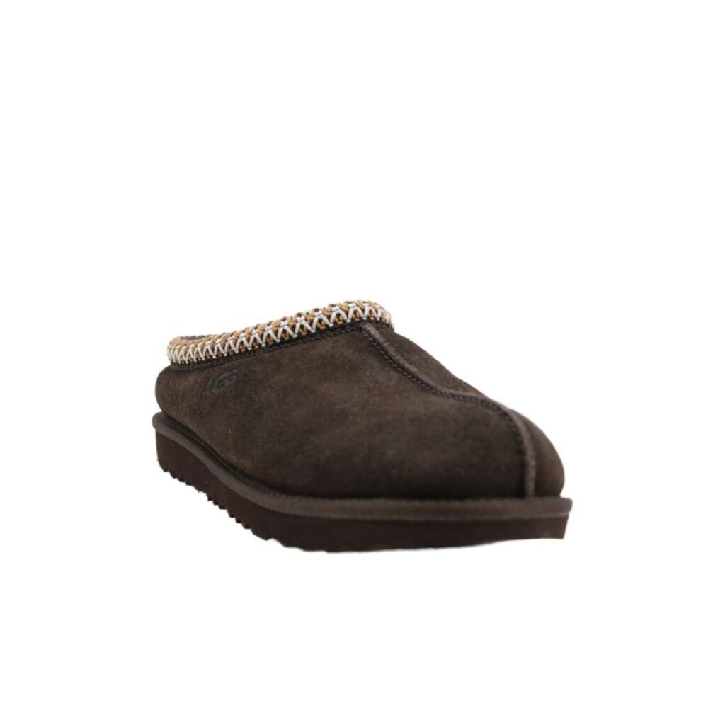 Ugg Womens Sheepskin Slip On Slipper Shoes Brown Size 8